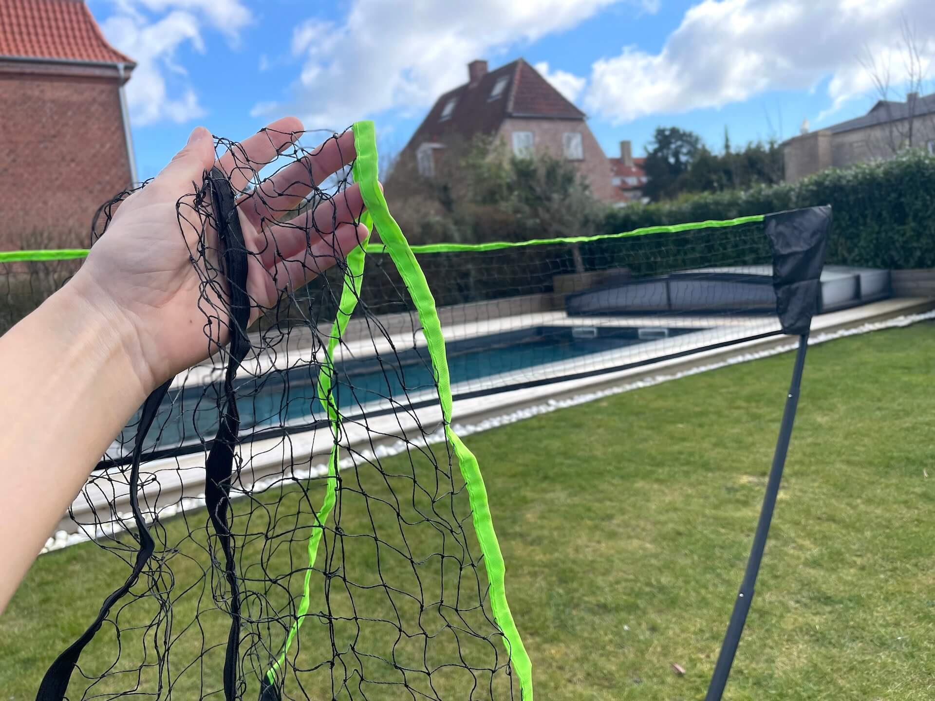 To net til Hobbysport badmintonnet til haven